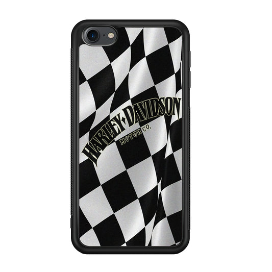 Harley Davidson Black White Flag iPod Touch 6 Case