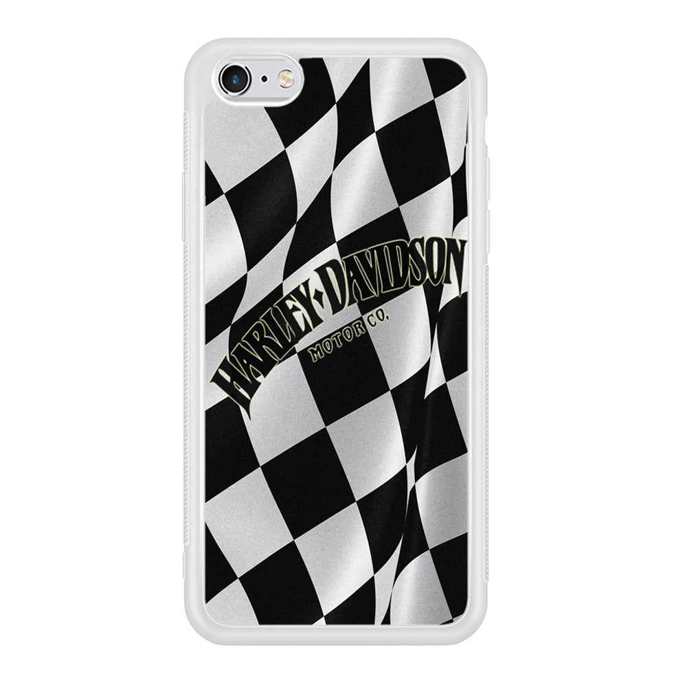 Harley Davidson Black White Flag iPhone 6 Plus | 6s Plus Case