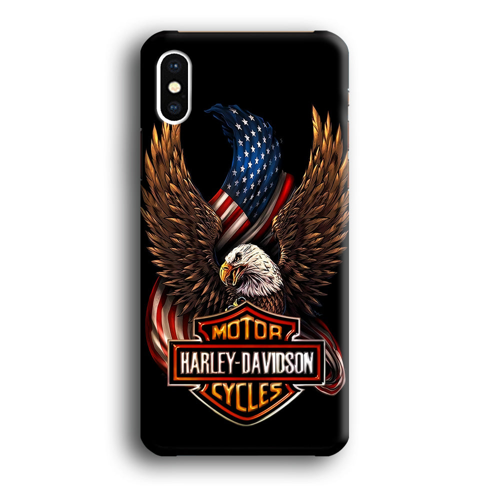 Harley Davidson Eagle US iPhone X Case