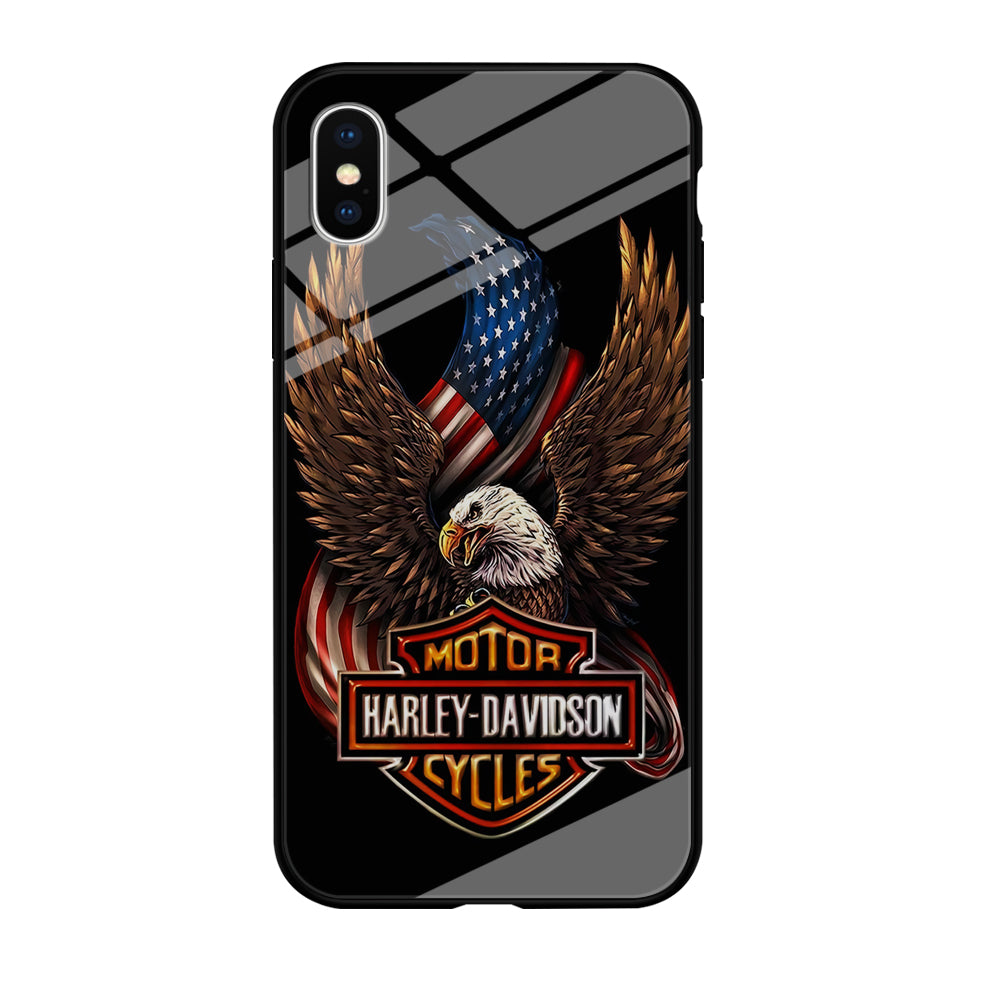 Harley Davidson Eagle US iPhone X Case