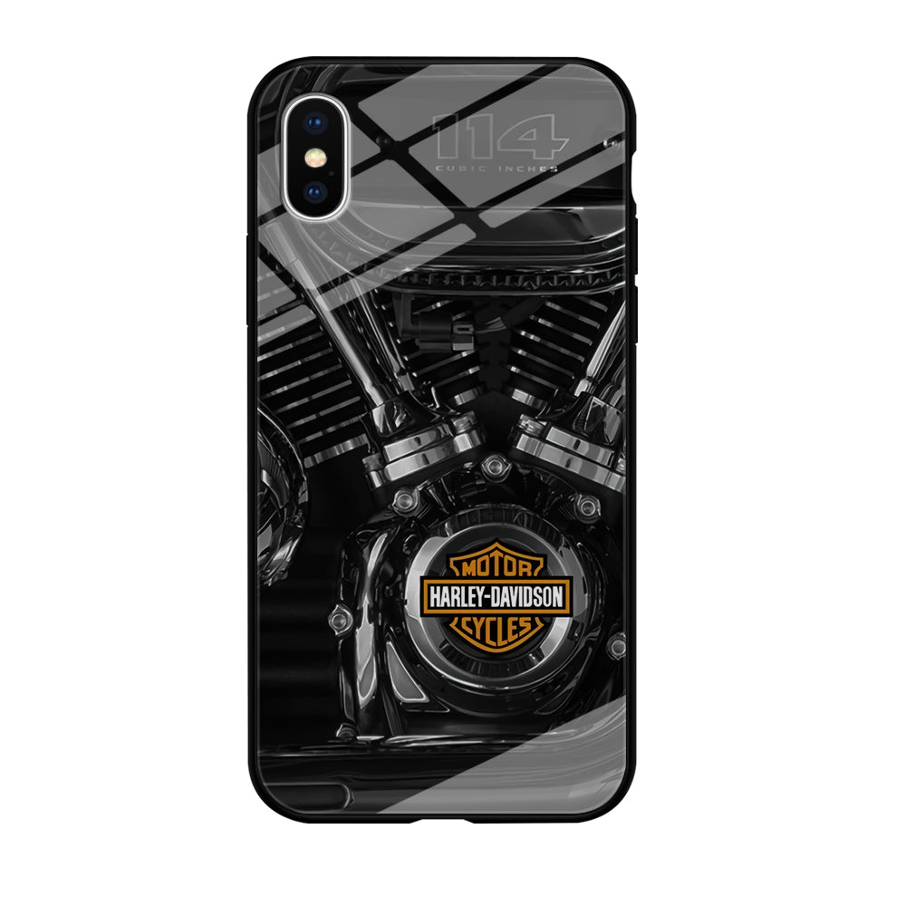 Harley Davidson Engine iPhone X Case