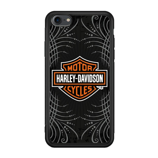 Harley Davidson Grey Motif iPhone SE 3 2022 Case