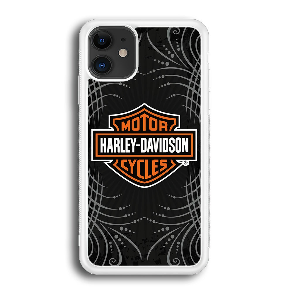 Harley Davidson Grey Motif iPhone 12 Mini Case