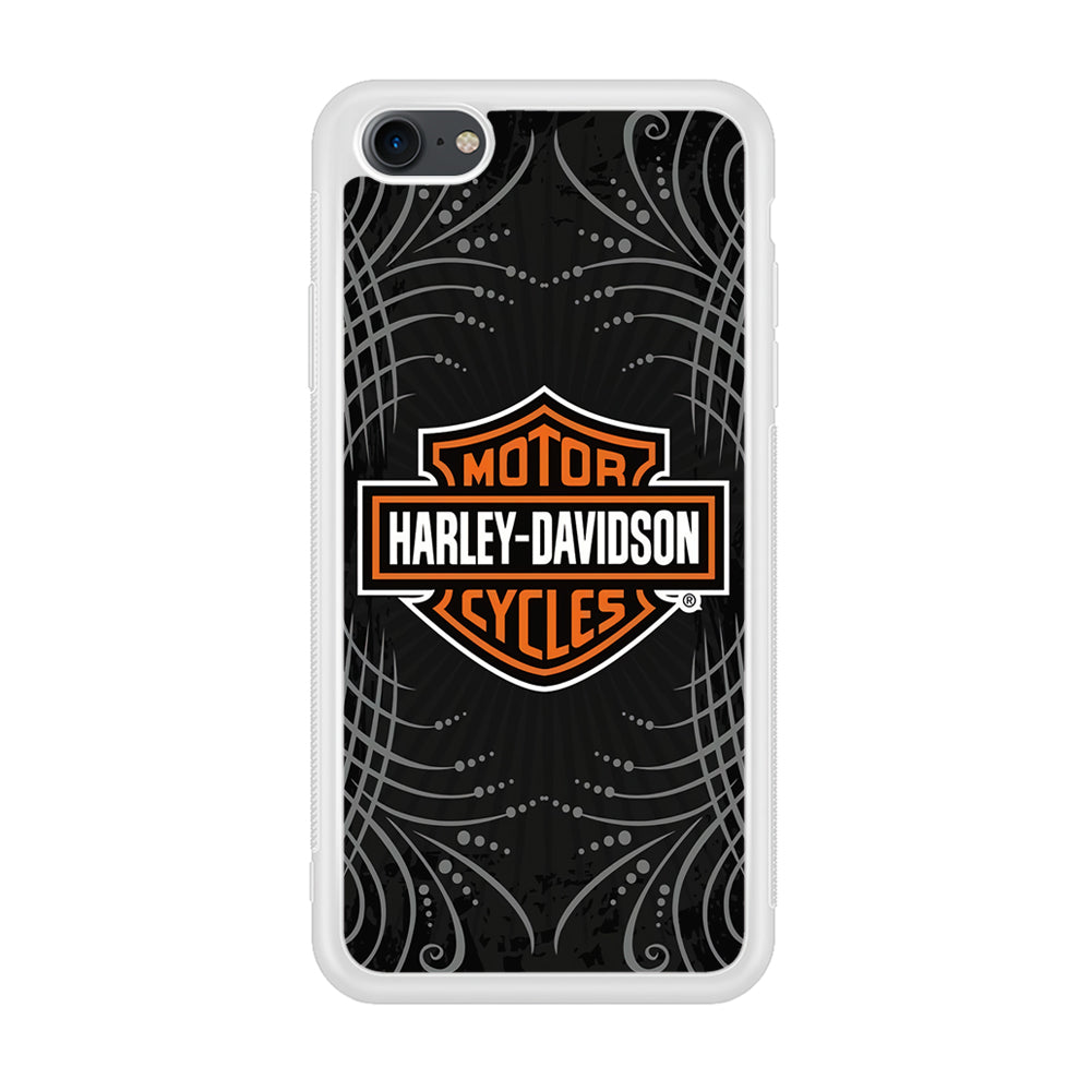 Harley Davidson Grey Motif iPhone SE 3 2022 Case