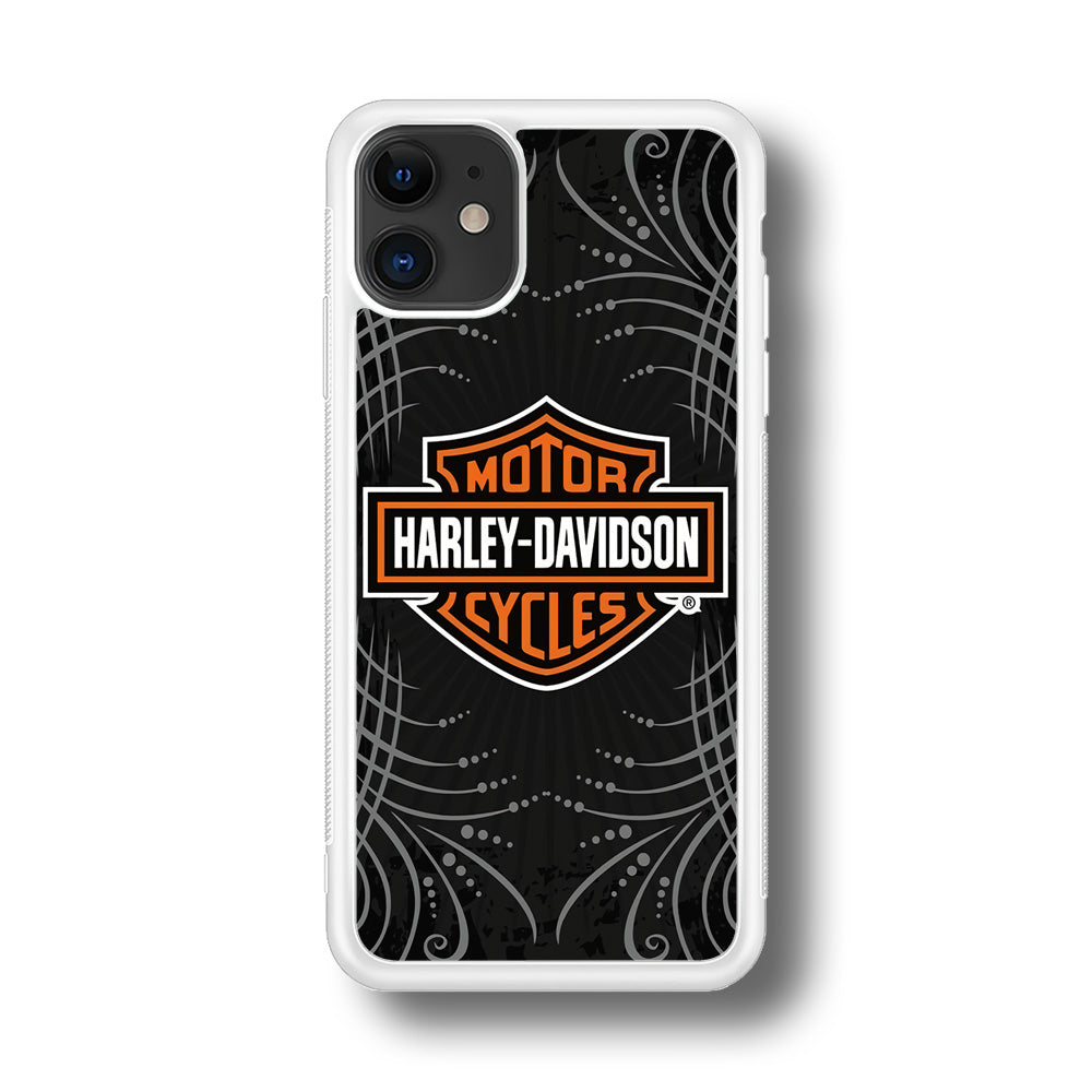 Harley Davidson Grey Motif iPhone 11 Case