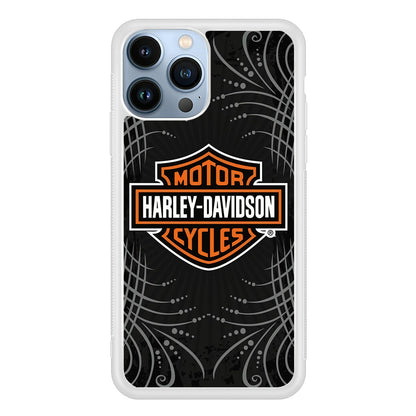 Harley Davidson Grey Motif iPhone 13 Pro Case