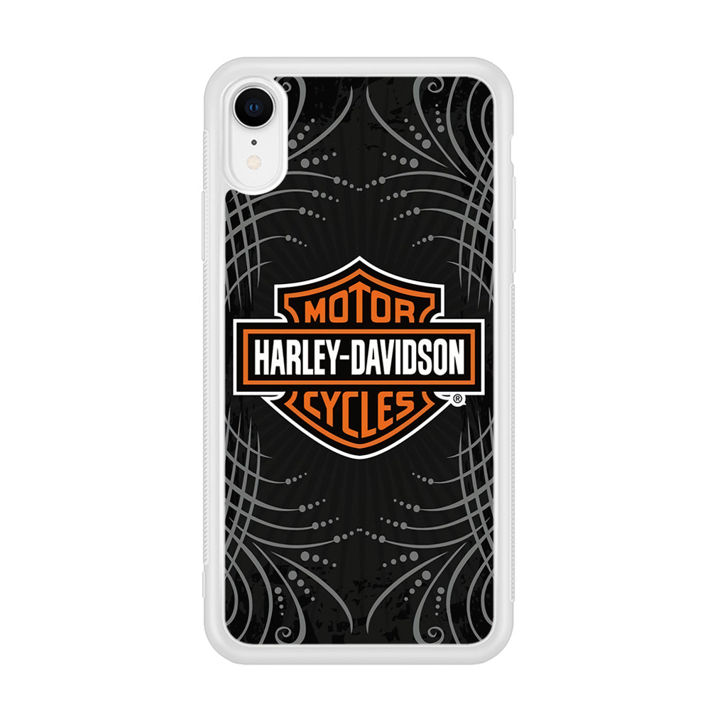 Harley Davidson Grey Motif iPhone XR Case