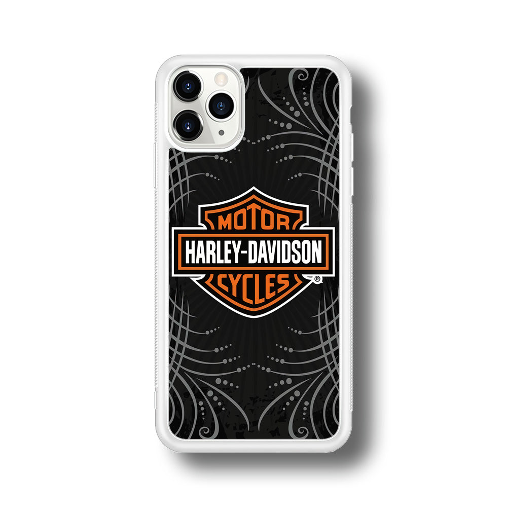 Harley Davidson Grey Motif iPhone 11 Pro Case