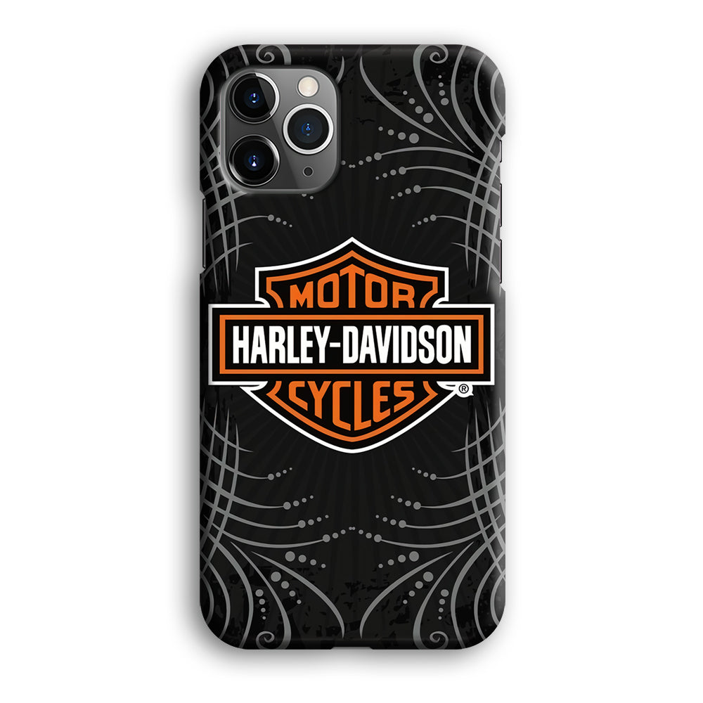 Harley Davidson Grey Motif iPhone 12 Pro Max Case