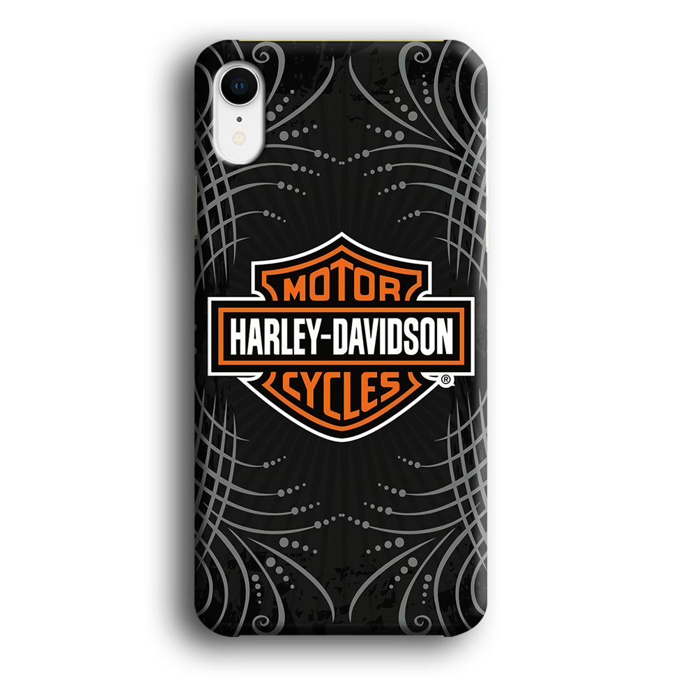 Harley Davidson Grey Motif iPhone XR Case