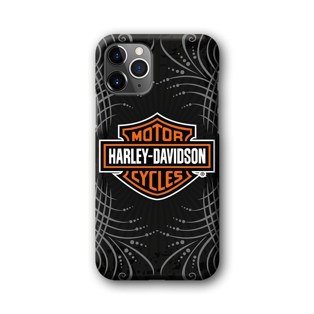 Harley Davidson Grey Motif iPhone 11 Pro Case