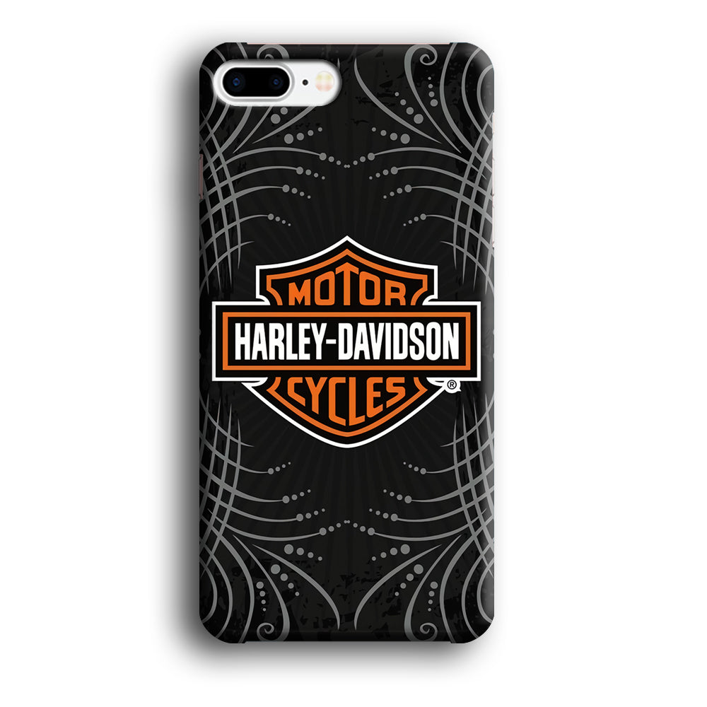 Harley Davidson Grey Motif iPhone 7 Plus Case