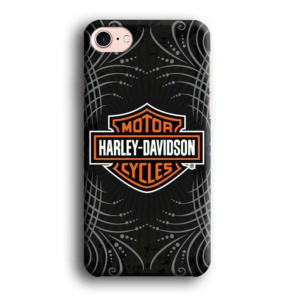 Harley Davidson Grey Motif iPhone 7 Case