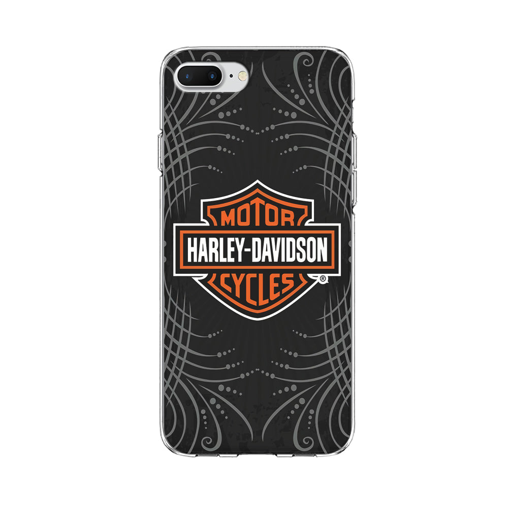 Harley Davidson Grey Motif iPhone 7 Plus Case