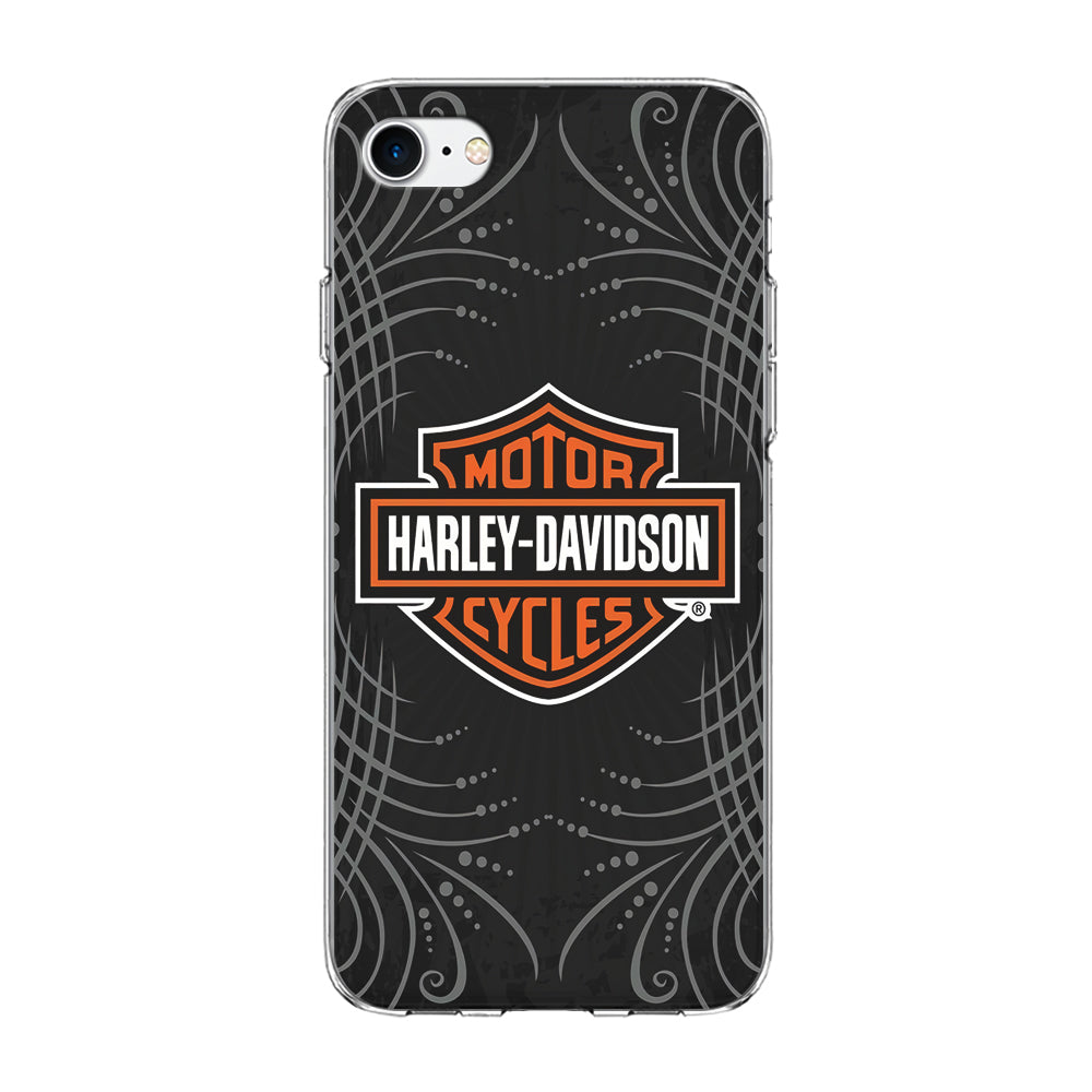 Harley Davidson Grey Motif iPhone SE 3 2022 Case