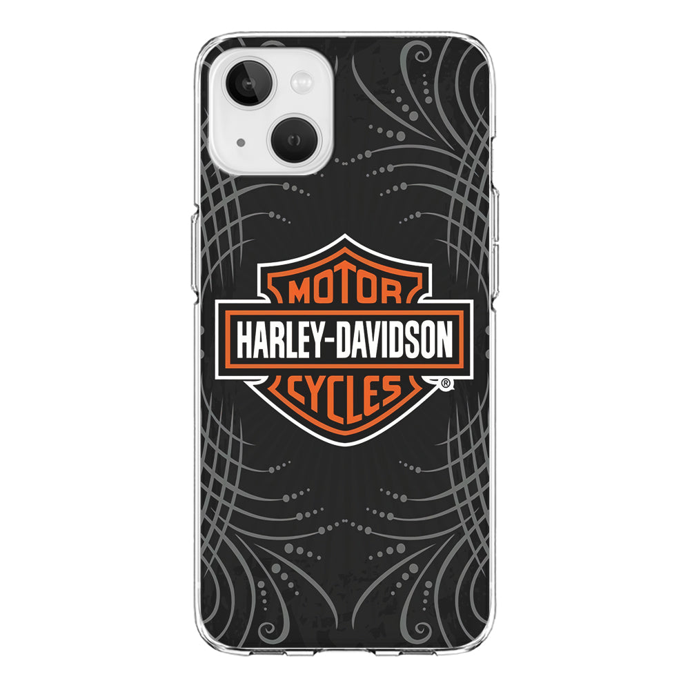 Harley Davidson Grey Motif iPhone 14 Case