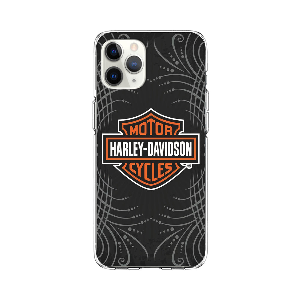 Harley Davidson Grey Motif iPhone 11 Pro Max Case