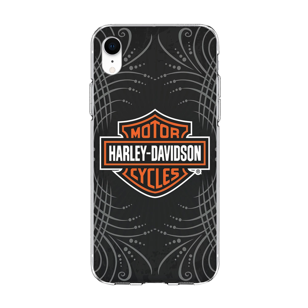 Harley Davidson Grey Motif iPhone XR Case