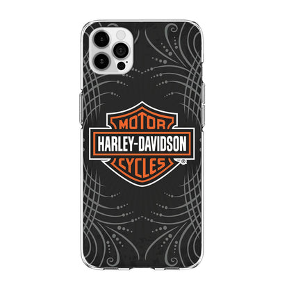 Harley Davidson Grey Motif iPhone 14 Pro Case