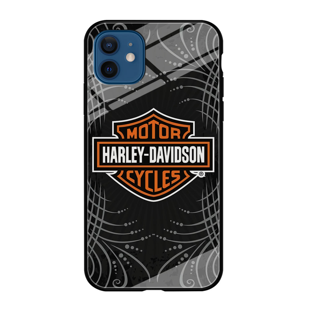 Harley Davidson Grey Motif iPhone 12 Mini Case