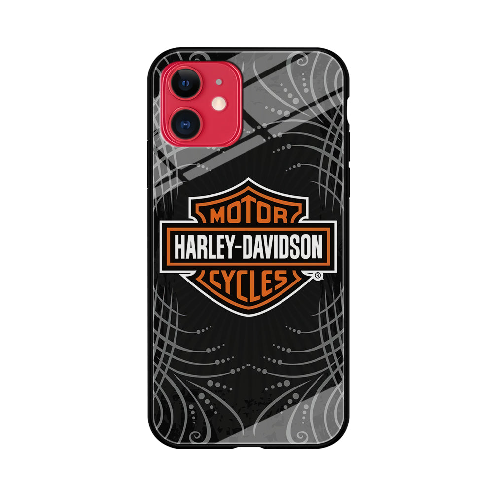 Harley Davidson Grey Motif iPhone 11 Case