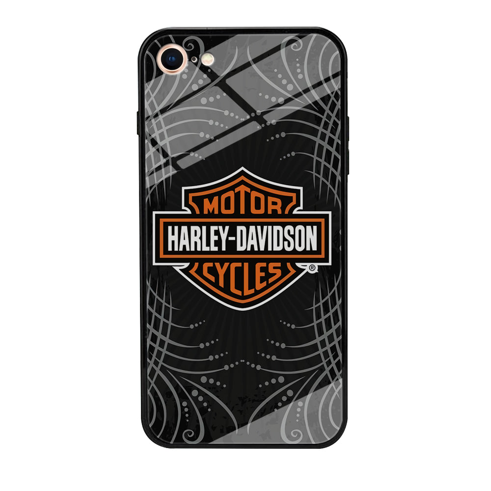 Harley Davidson Grey Motif iPhone SE 2020 Case