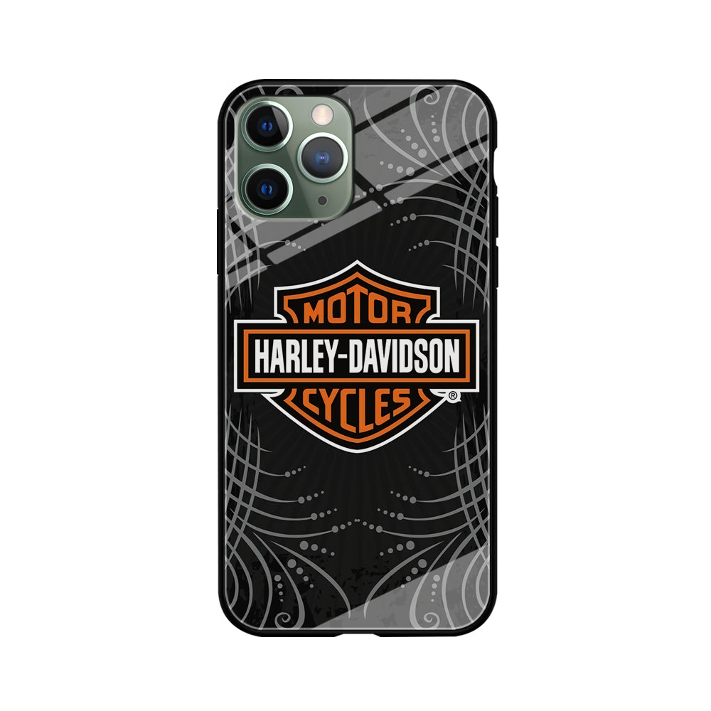 Harley Davidson Grey Motif iPhone 11 Pro Case