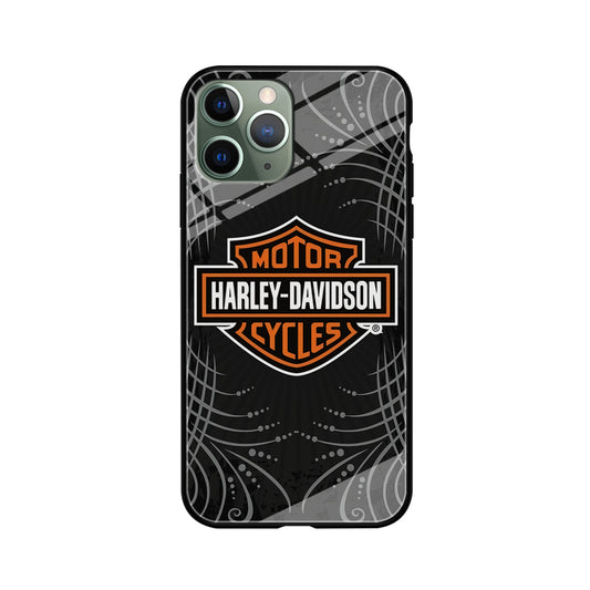 Harley Davidson Grey Motif iPhone 11 Pro Max Case