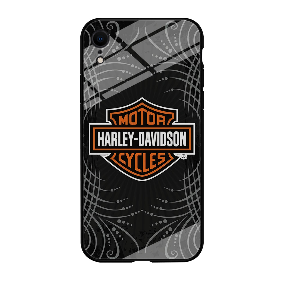 Harley Davidson Grey Motif iPhone XR Case