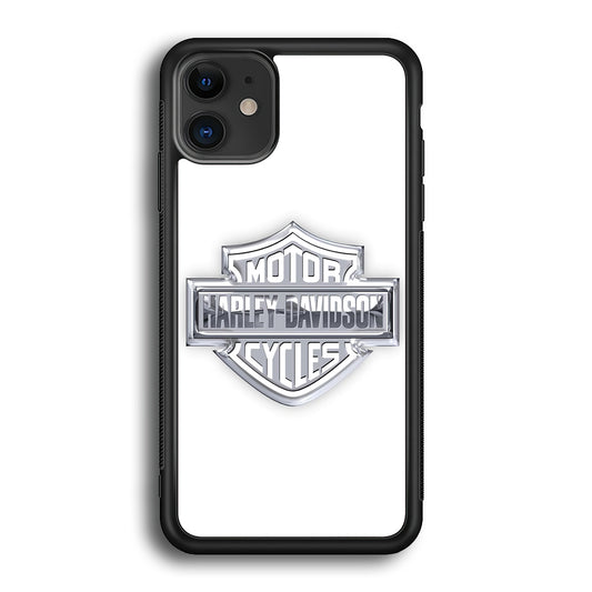 Harley Davidson Logo Silver iPhone 12 Mini Case