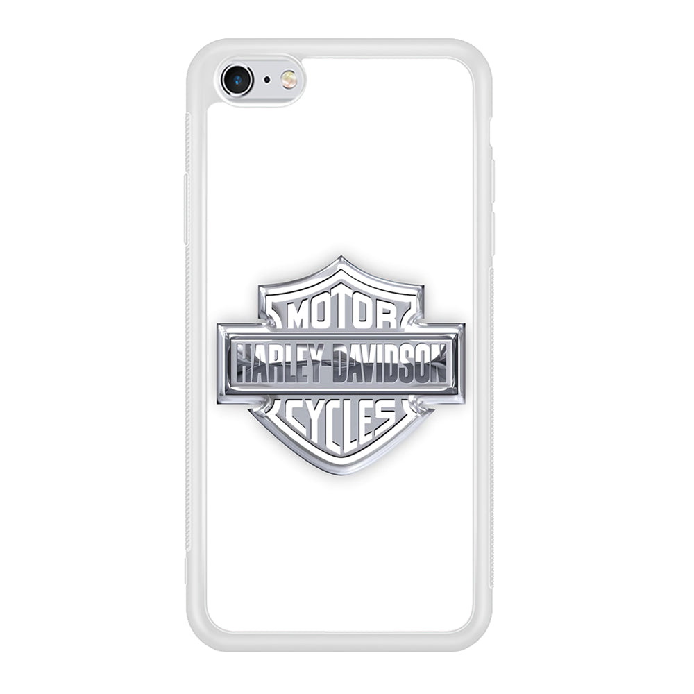 Harley Davidson Logo Silver iPhone 6 Plus | 6s Plus Case