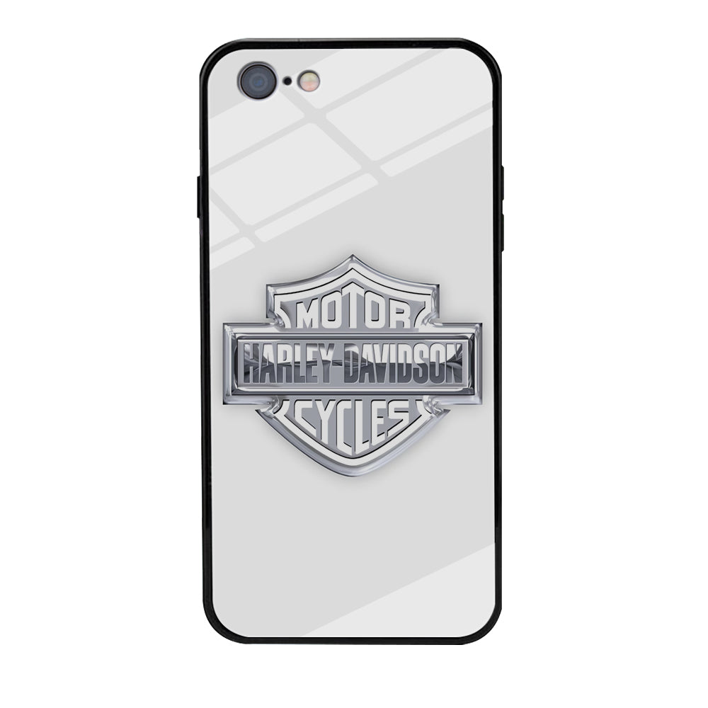 Harley Davidson Logo Silver iPhone 6 Plus | 6s Plus Case