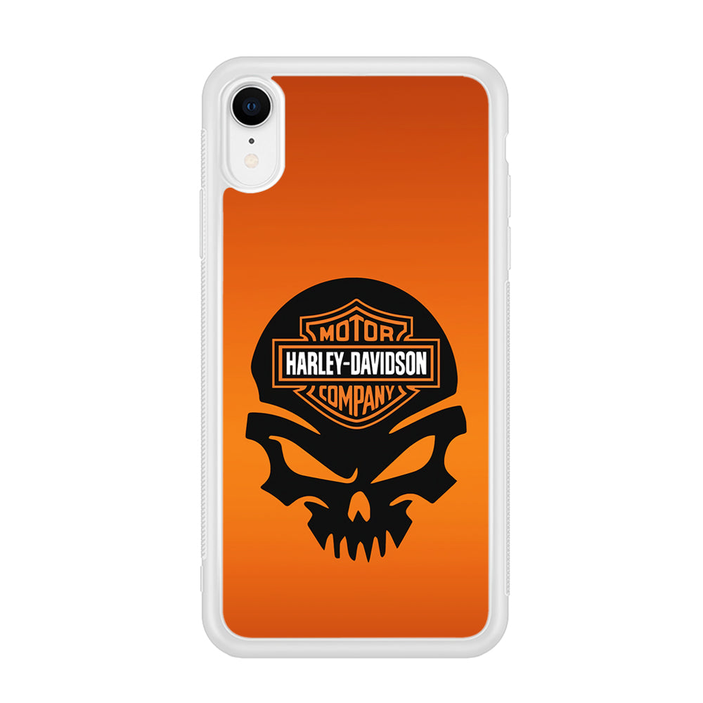 Harley Davidson Skull Logo iPhone XR Case