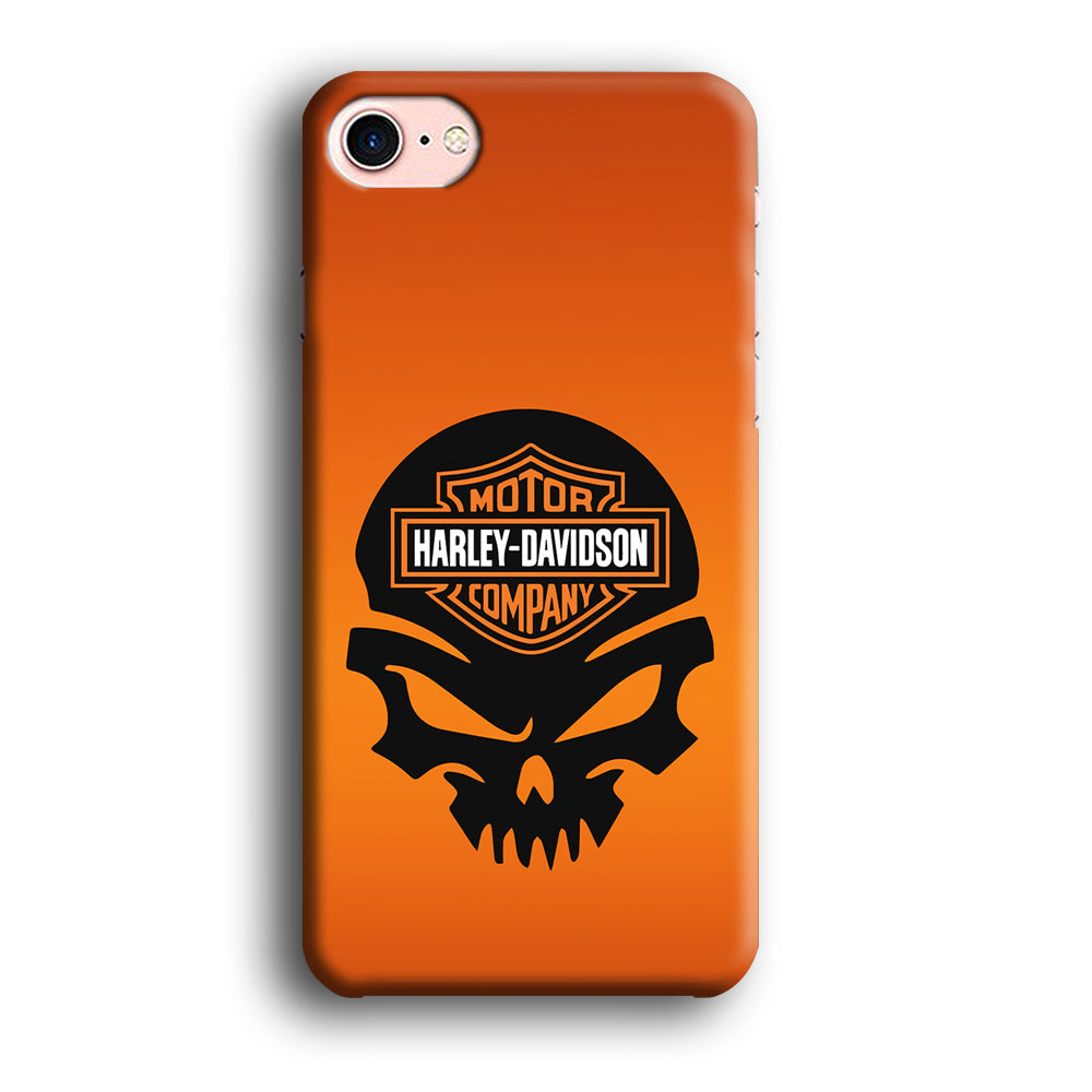 Harley Davidson Skull Logo iPhone 8 Case