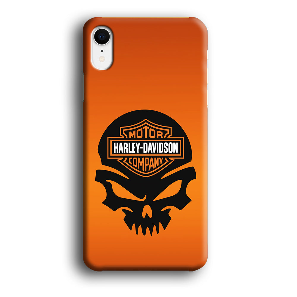 Harley Davidson Skull Logo iPhone XR Case