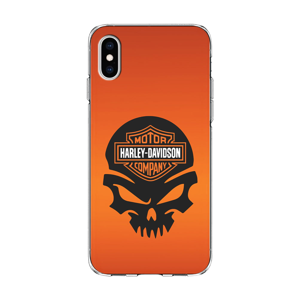 Harley Davidson Skull Logo iPhone X Case