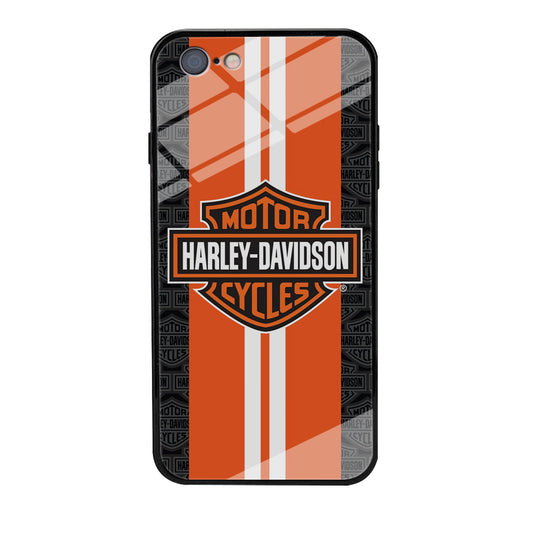 Harley Davidson White Striped Orange iPhone 6 | 6s Case