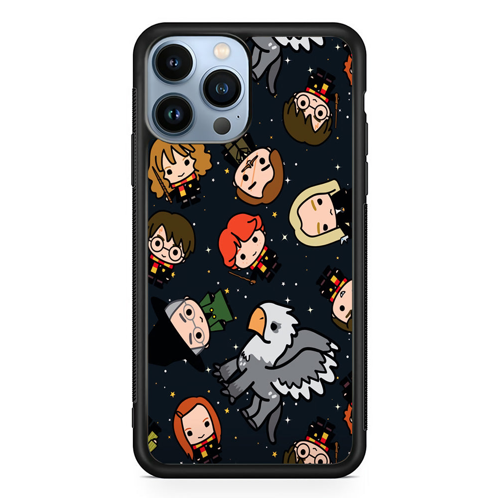 Harry Potter Doodle Star iPhone 14 Pro Max Case