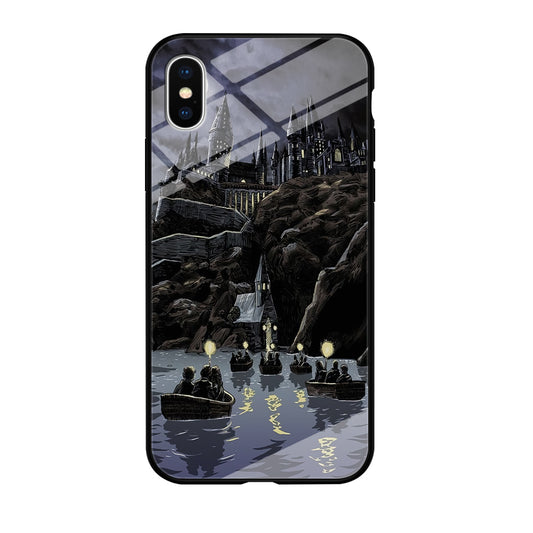 Harry Potter Hogwarts Painting iPhone X Case