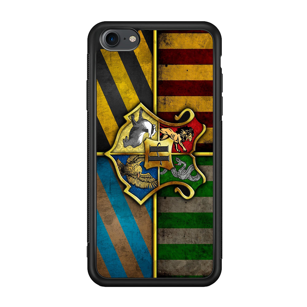 Harry Potter Hogwarts Symbol Flag iPhone SE 2020 Case