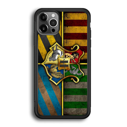 Harry Potter Hogwarts Symbol Flag iPhone 12 Pro Case