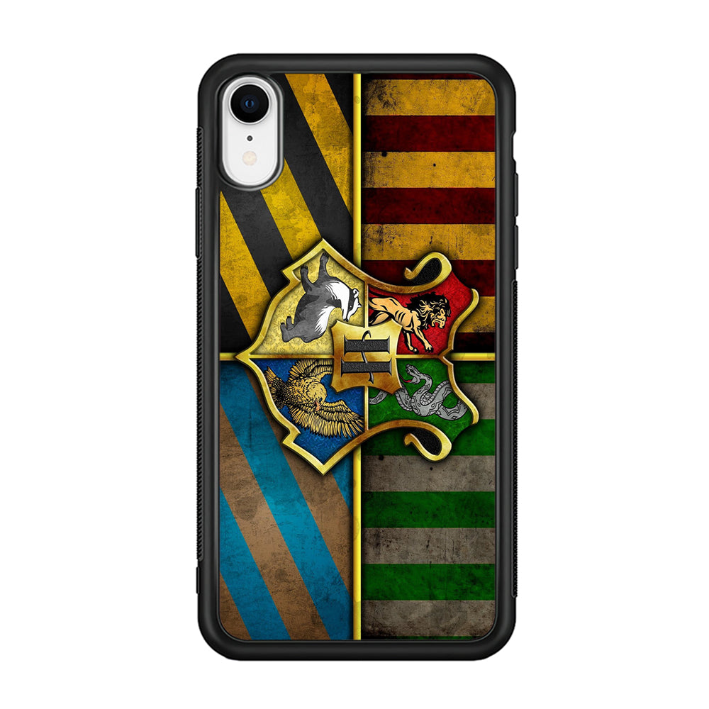 Harry Potter Hogwarts Symbol Flag iPhone XR Case