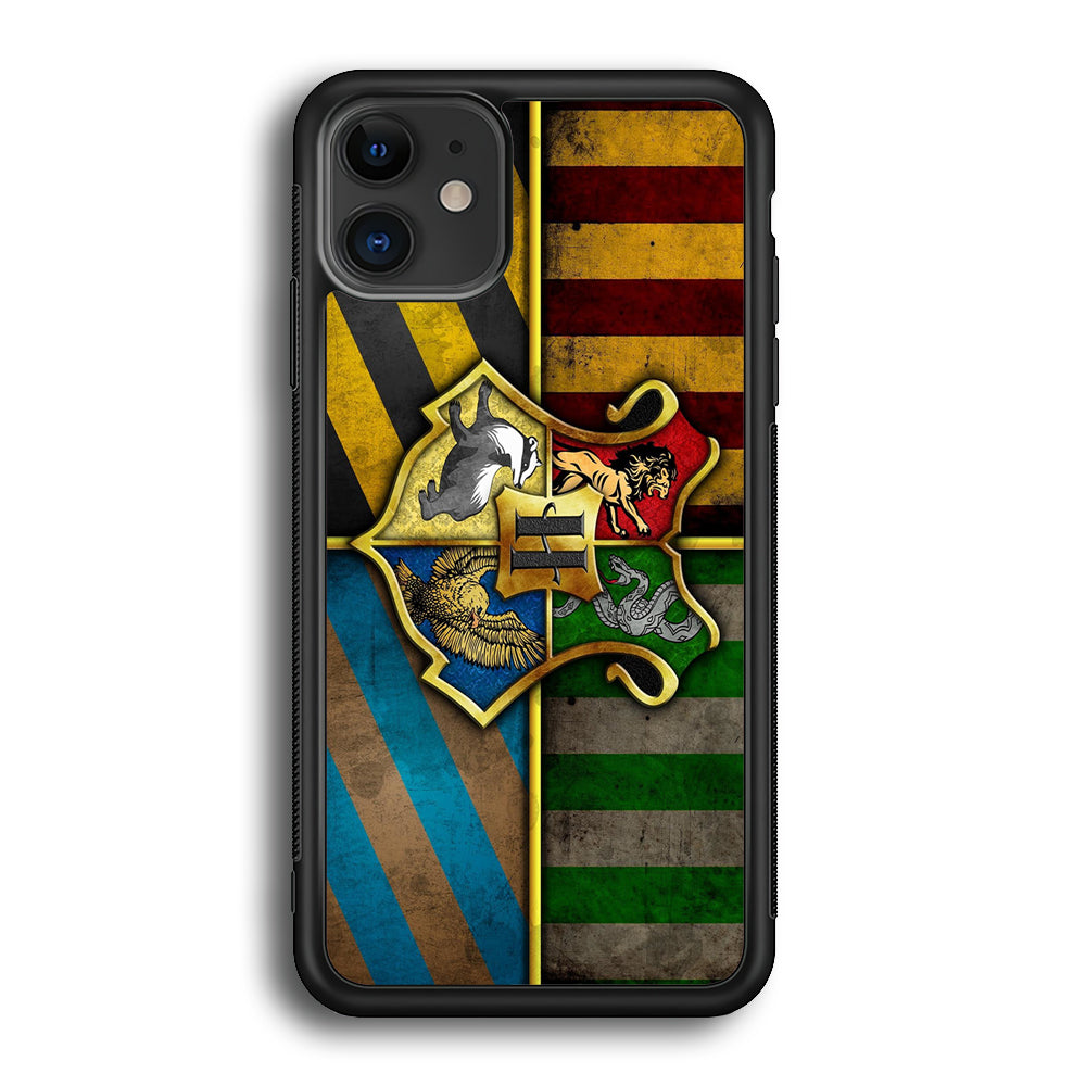 Harry Potter Hogwarts Symbol Flag iPhone 12 Mini Case