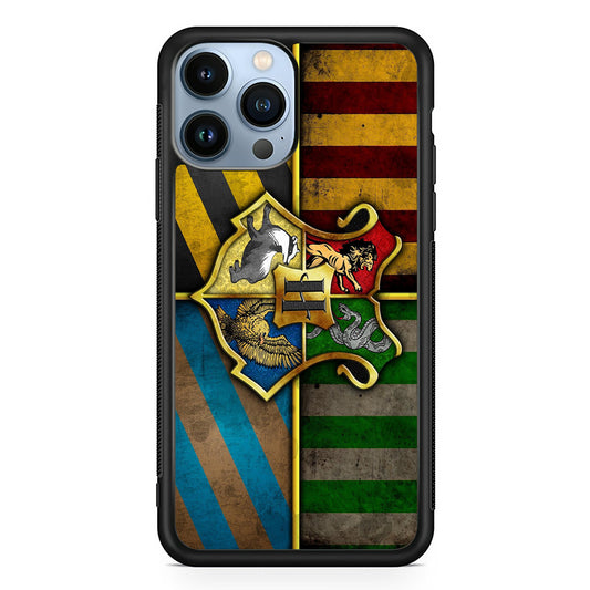 Harry Potter Hogwarts Symbol Flag iPhone 14 Pro Max Case