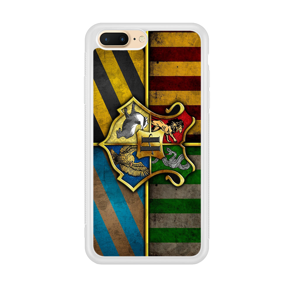 Harry Potter Hogwarts Symbol Flag iPhone 8 Plus Case