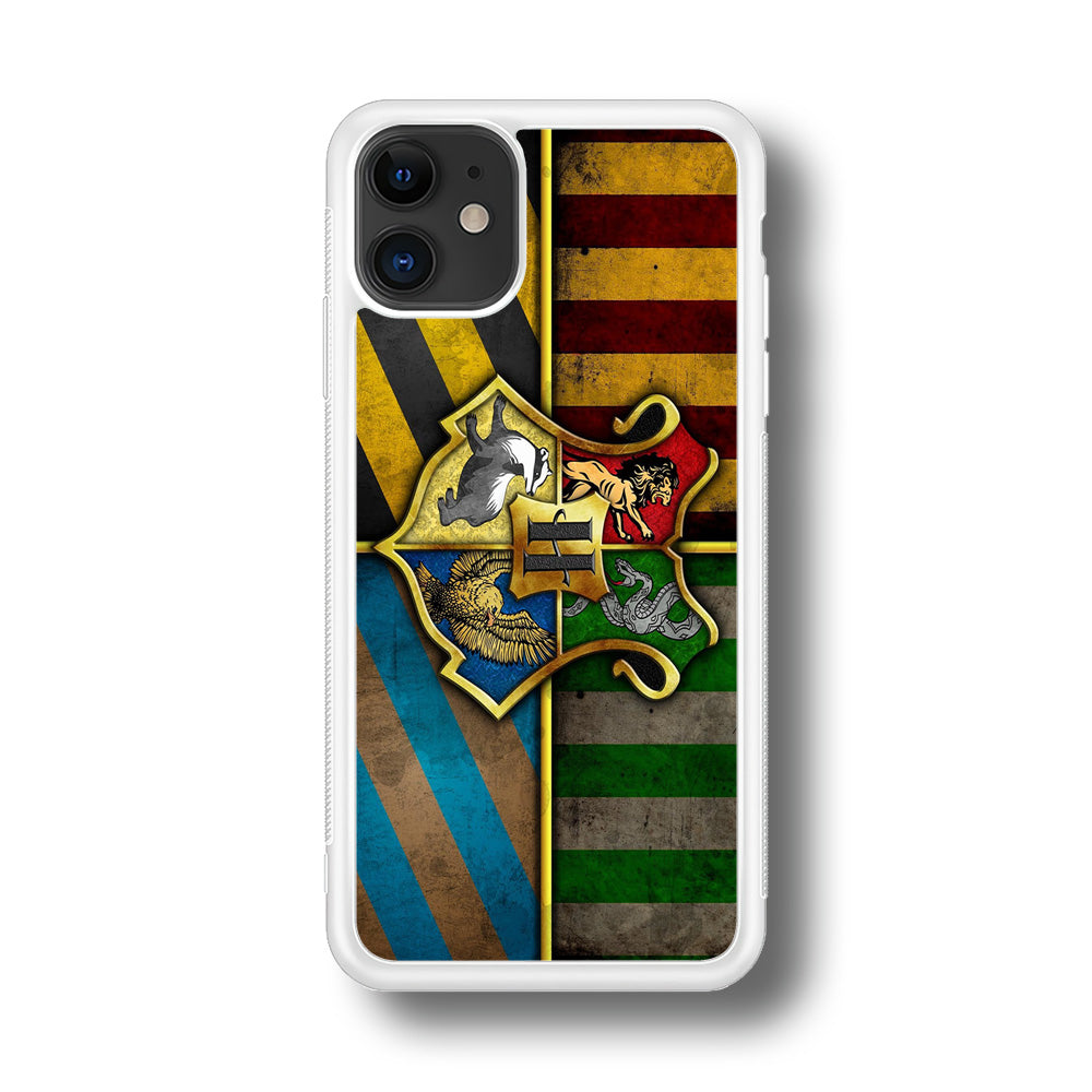 Harry Potter Hogwarts Symbol Flag iPhone 11 Case