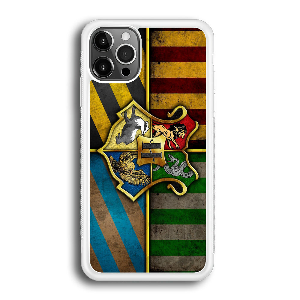 Harry Potter Hogwarts Symbol Flag iPhone 12 Pro Case