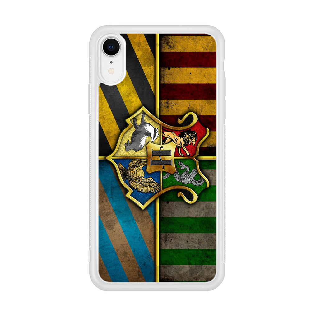 Harry Potter Hogwarts Symbol Flag iPhone XR Case