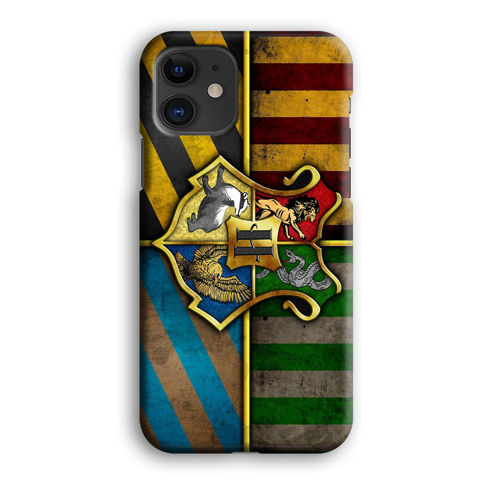 Harry Potter Hogwarts Symbol Flag iPhone 12 Mini Case