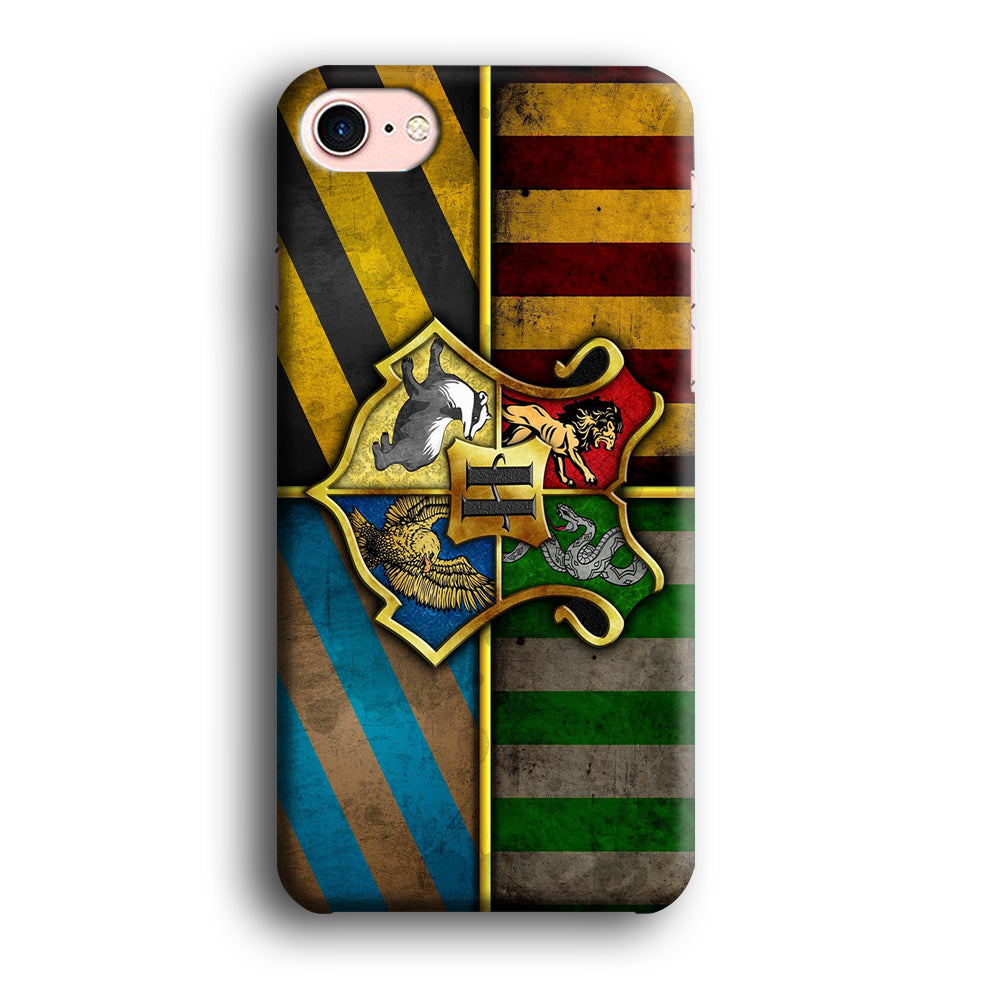 Harry Potter Hogwarts Symbol Flag iPhone 7 Case